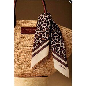 NWT Sezane Leopard Scarf